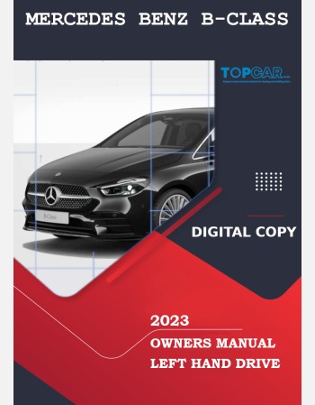 mercedes benz b class 2023 owners manual